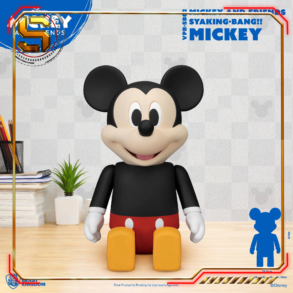 BEAST KINGDOM BANK DISNEY MICKEY MOUSE SYAKING BANG PIGGY BANK