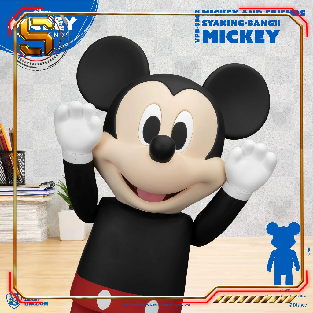 BEAST KINGDOM BANK DISNEY MICKEY MOUSE SYAKING BANG PIGGY BANK