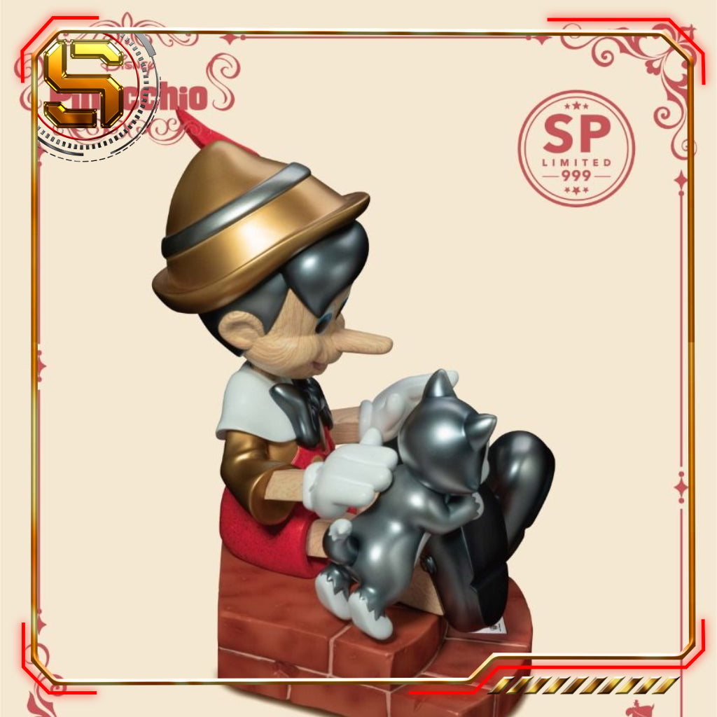 BEAST KINGDOM STATUE PINOCCHIO MC-025SP WOODEN VER MASTER CRAFT