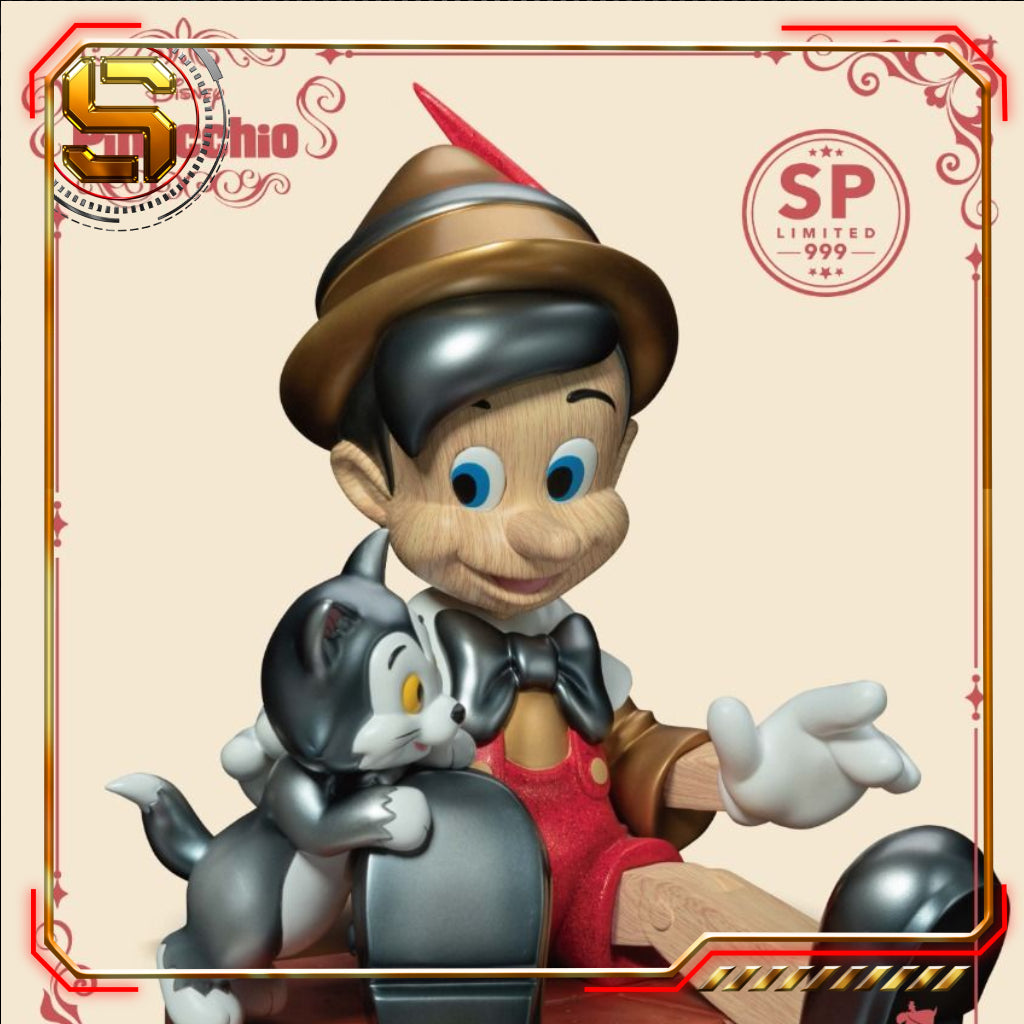 BEAST KINGDOM STATUE PINOCCHIO MC-025SP WOODEN VER MASTER CRAFT
