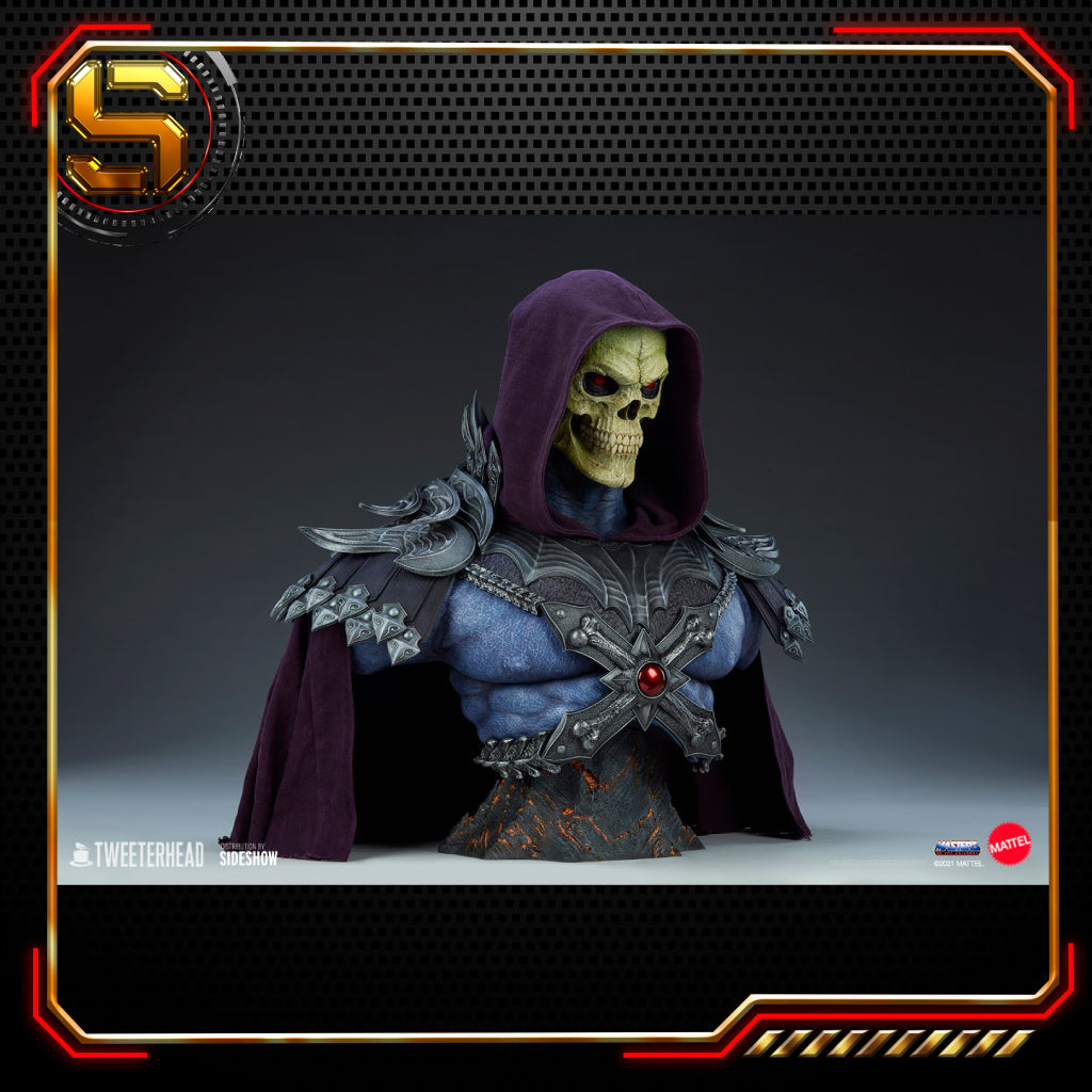 TWEETERHEAD MASTERS OF THE UNIVERSE SKELETOR LEGENDS LIFE-SIZE BUST
