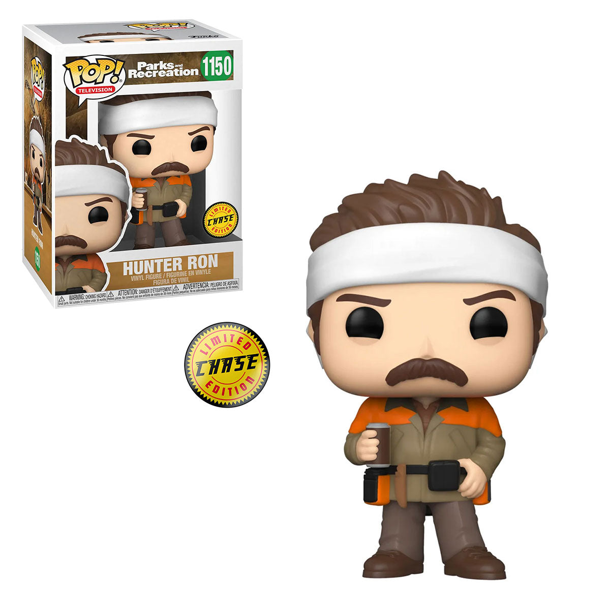 FUNKO POP TV PARKS AND RECREATION HUNTER RON CHASE 1150