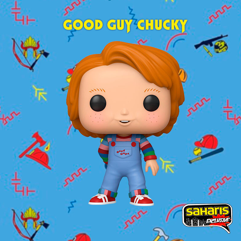 FUNKO POP MOVIES CHILDS PLAY 2 GOOD GUY CHUCKY 826 EXCLUSIVO SAHARIS