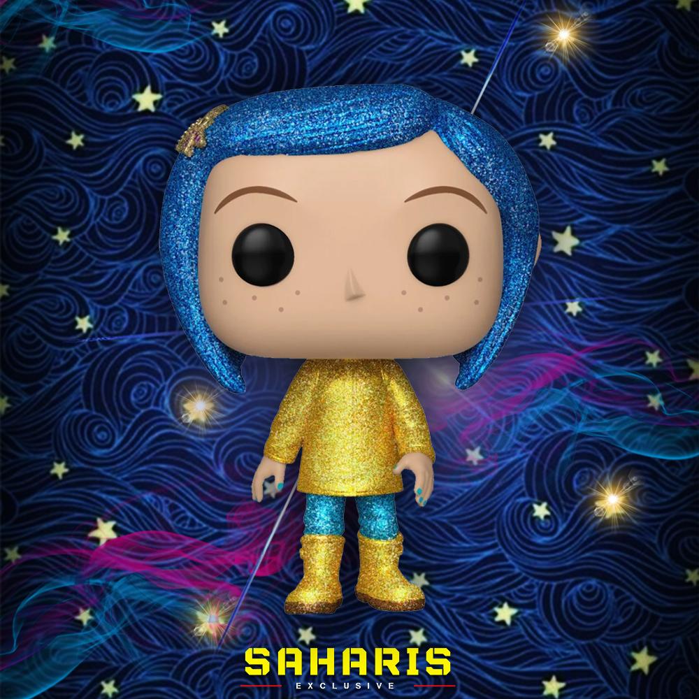 FUNKO POP ANIMATION CORALINE IN RAINCOAT 423 EDICIÓN ESPECIAL DIAMOND COLLECTION EXCLUSIVO SAHARIS