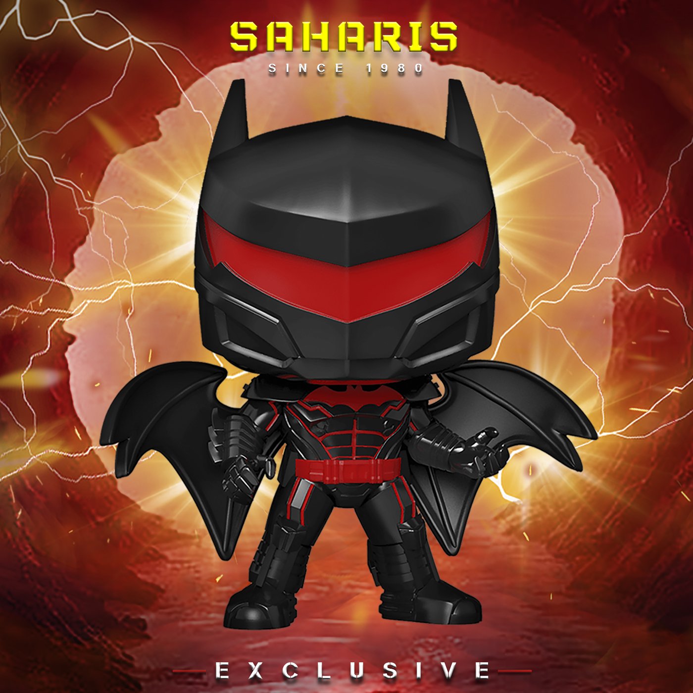 FUNKO POP DC HEROES BATMAN HELLBAT 373 EDICION ESPECIAL EXCLUSIVO SAHARIS