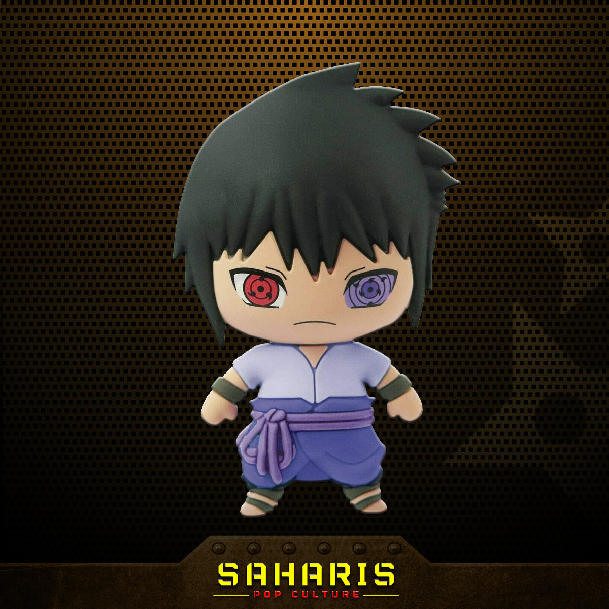 MONOGRAM IMÁN 3D ANIME NARUTO SHIPPUDEN SASUKE UCHIHA