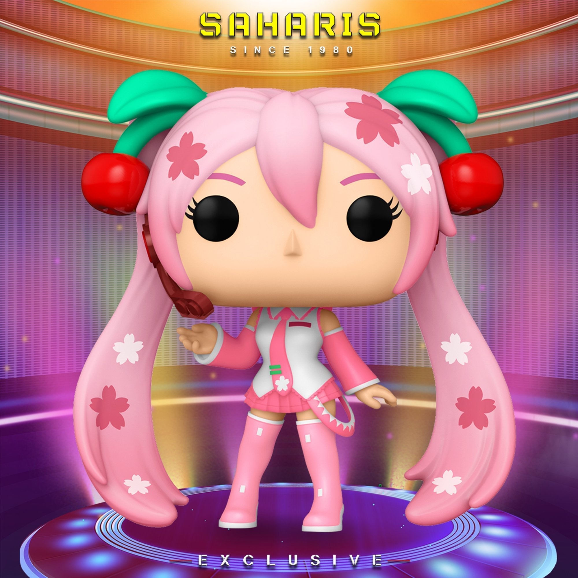 FUNKO POP VOCALOID HATSUNE MIKU SAKURA MIKU 945 EXCLUSIVO SAHARIS