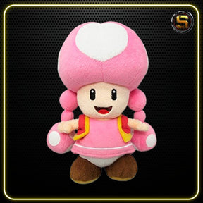 LITTLE BUDY SUPER MARIO BROS TOADETTE 8 INCH PLUSH