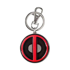 MONOGRAM KEYCHAIN DEADPOOL LOGO PEWTER KEY RING