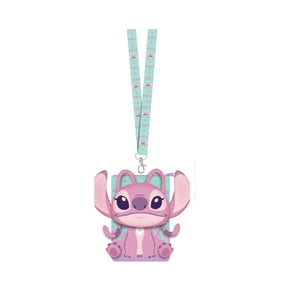 MONOGRAM LANYARD DISNEY LILO AND STITCH ANGEL SITTING DELUXE