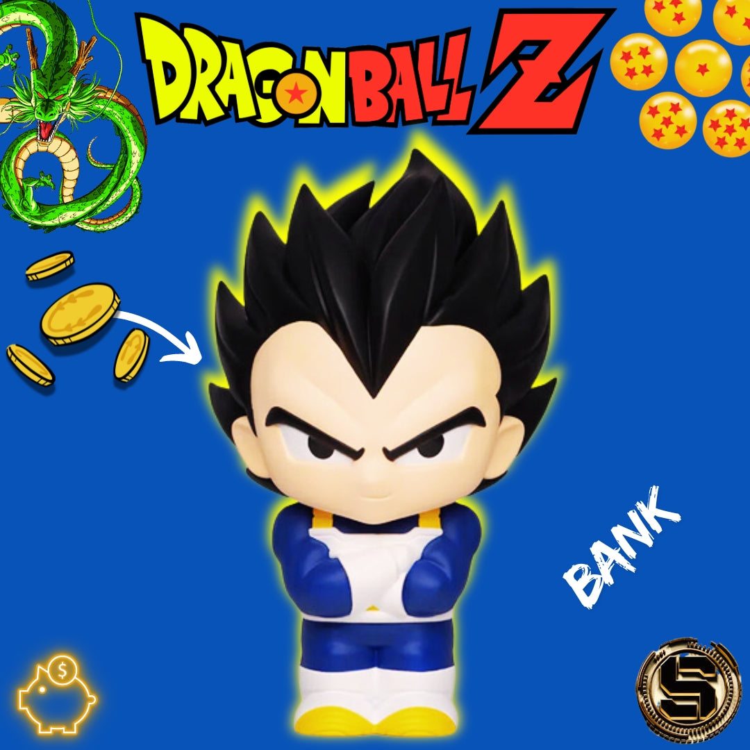 MONOGRAM ANIME DRAGON BALL Z VEGETA FIGURAL PVC BANK