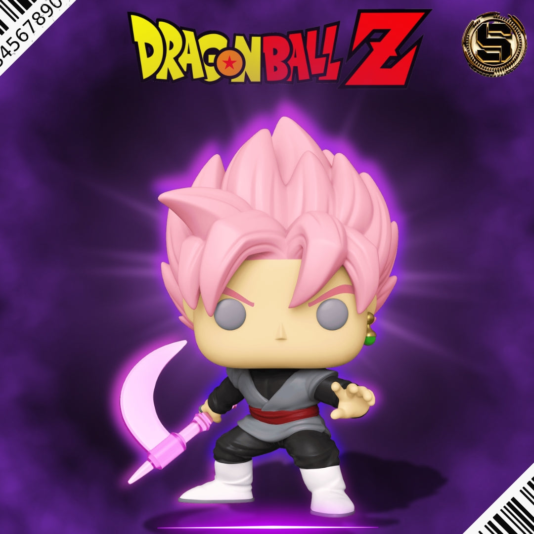 FUNKO POP ANIME DRAGON BALL SUPER SUPER SAIYAN ROSE GOKU BLACK 1284 JUMBO