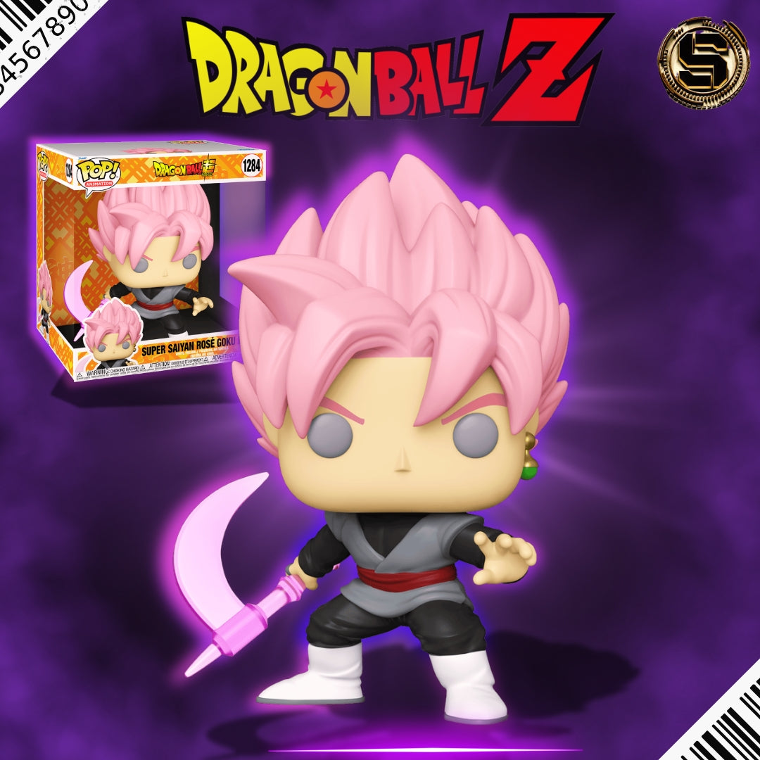 FUNKO POP ANIME DRAGON BALL SUPER SUPER SAIYAN ROSE GOKU BLACK 1284 JUMBO