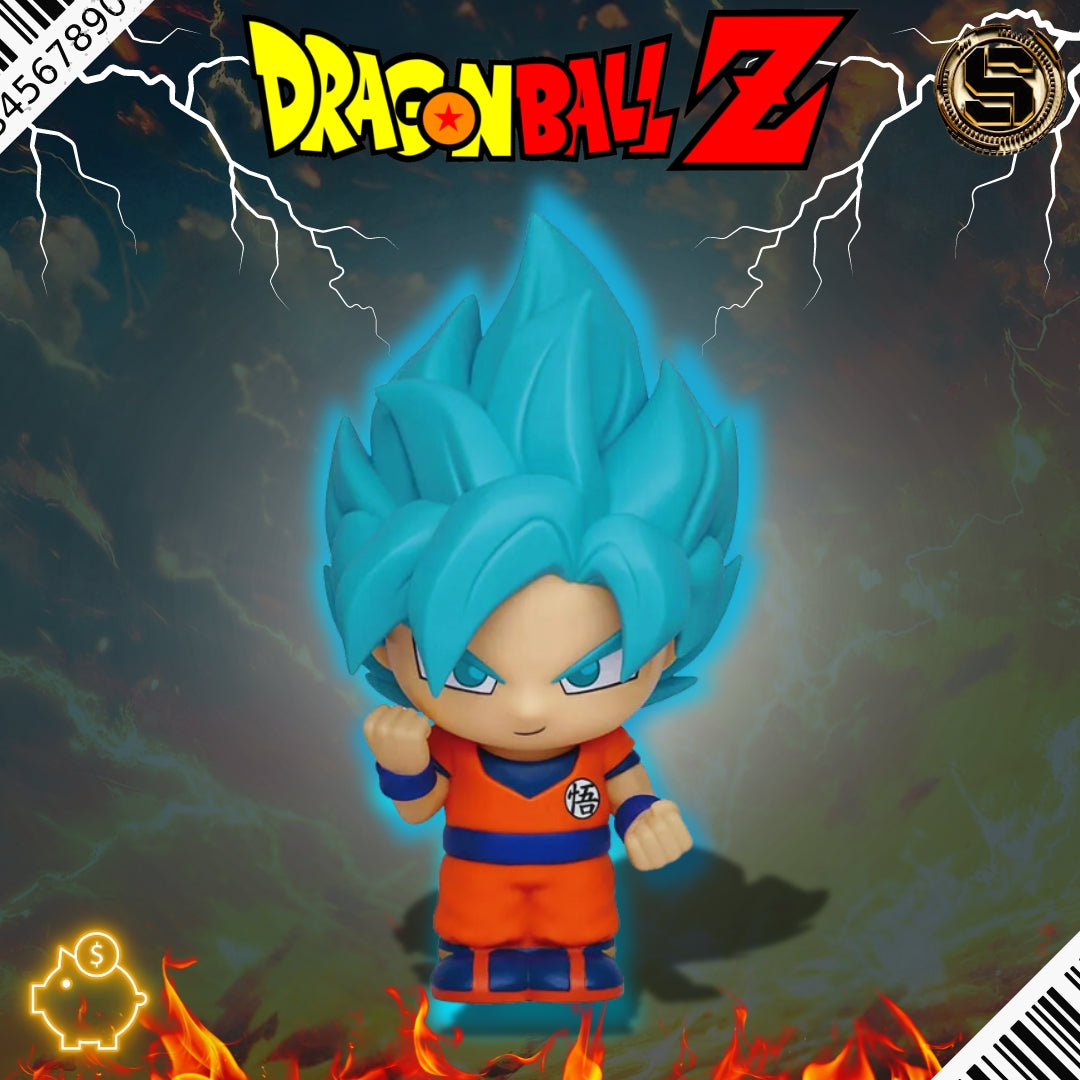 MONOGRAM ANIME DRAGON BALL SUPER GOKU SUPER SAIYAN GOD BANK