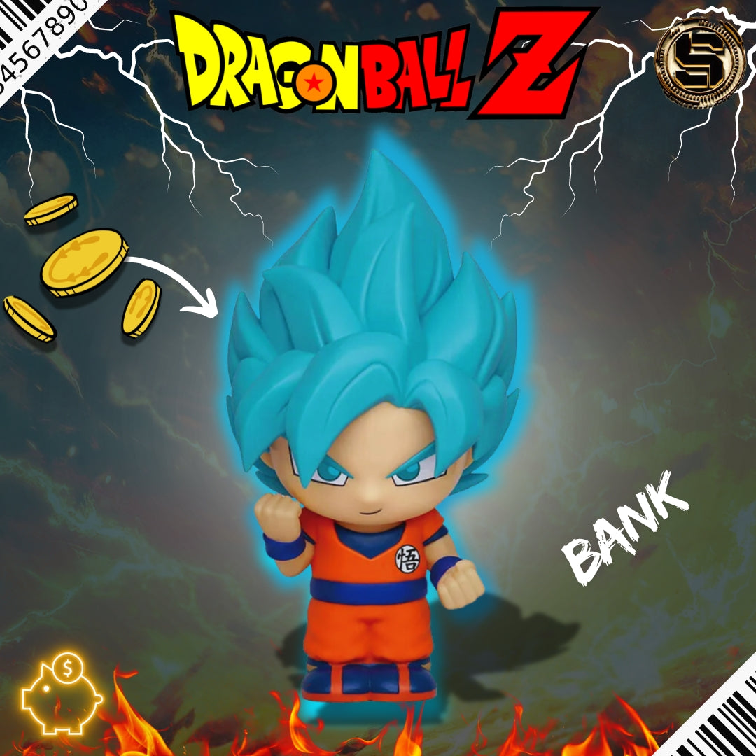 MONOGRAM ANIME DRAGON BALL SUPER GOKU SUPER SAIYAN GOD BANK