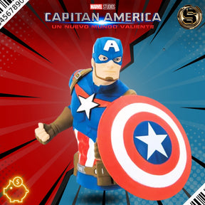 MONOGRAM MARVEL AVENGERS CAPTAIN AMERICA BUST BANK