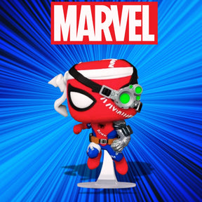 FUNKO POP MARVEL SPIDERMAN CYBORG SPIDERMAN 723 EXCLUSIVO SAHARIS