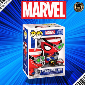 FUNKO POP MARVEL SPIDERMAN CYBORG SPIDERMAN 723 EXCLUSIVO SAHARIS