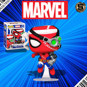 FUNKO POP MARVEL SPIDERMAN CYBORG SPIDERMAN 723 EXCLUSIVO SAHARIS