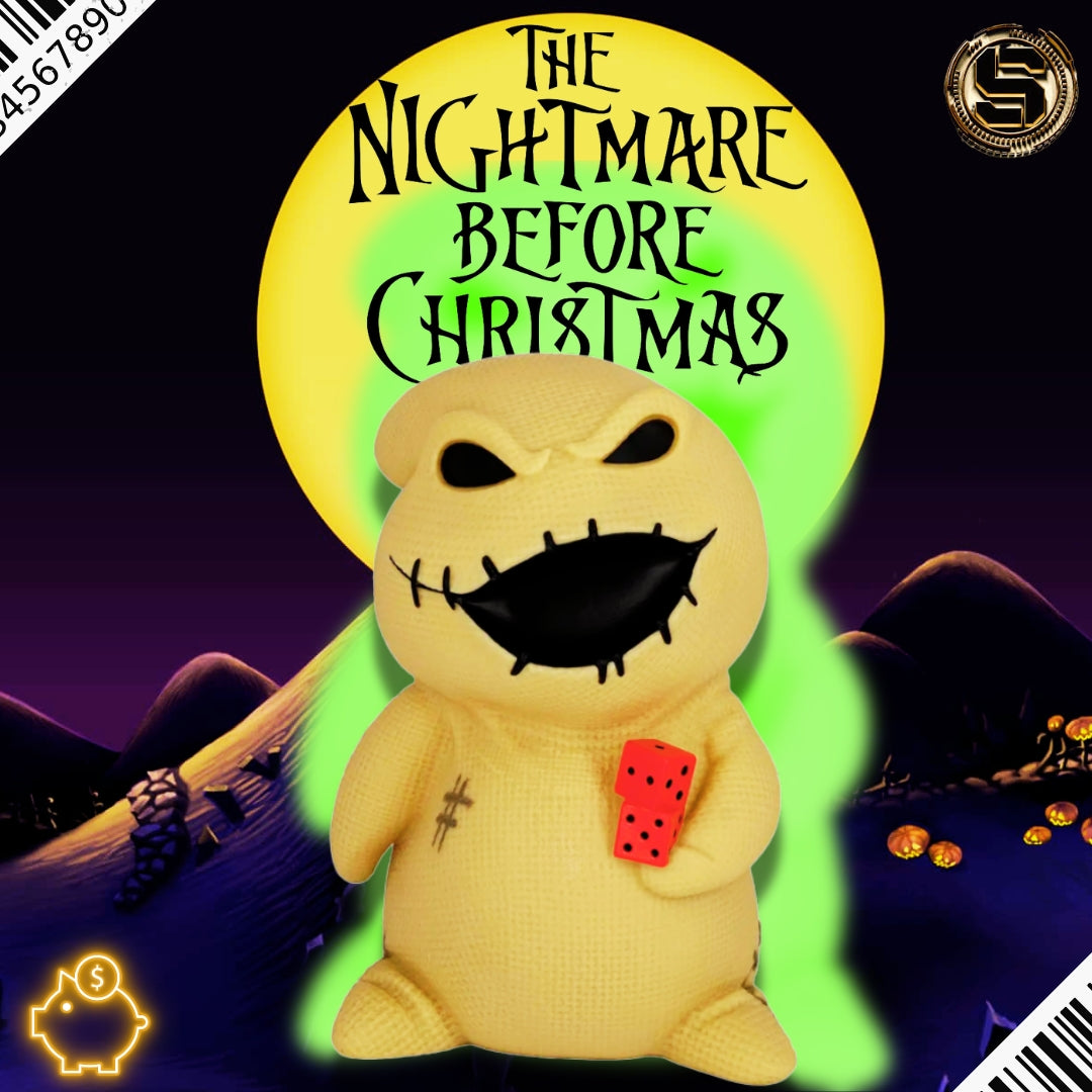 MONOGRAM DISNEY NIGHTMARE BEFORE CHRISTMAS OOGIE BOOGIE PVC FIGURAL BANK