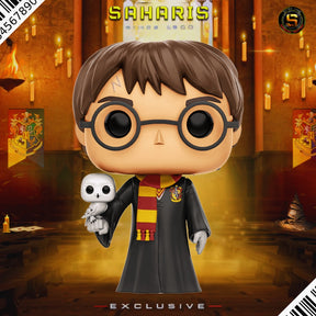 FUNKO POP MOVIES HARRY POTTER W/HEDWIG 31 EXCLUSIVO SAHARIS