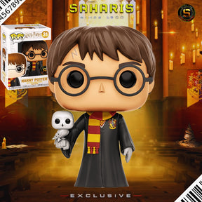 FUNKO POP MOVIES HARRY POTTER W/HEDWIG 31 EXCLUSIVO SAHARIS