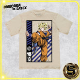 MASCARA DE LATEX PLAYERA DRAGON BALL Z KAKAROT SSJ
