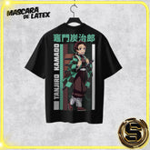 MASCARA DE LATEX PLAYERA DEMON SLAYER TANJIRO KAMADO