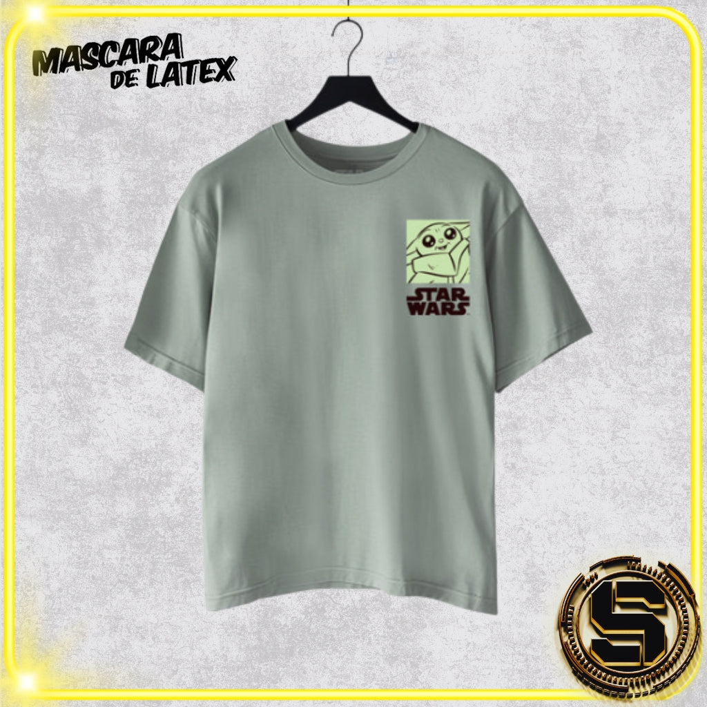 MASCARA DE LATEX PLAYERA STAR WARS THE MANDALORIAN GROGU