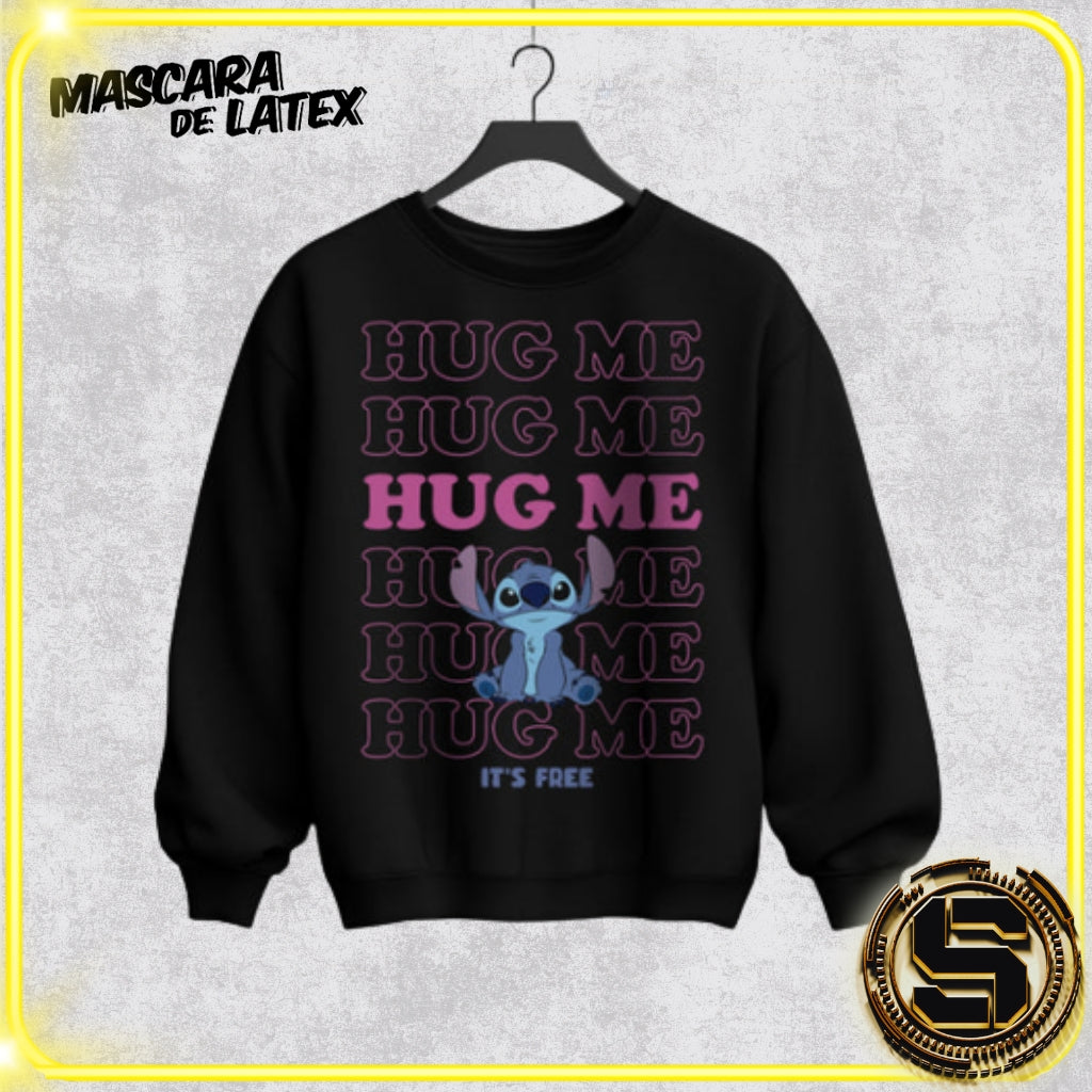MASCARA DE LATEX SUDADERA DISNEY LILO AND STITCH STITCH HUG ME