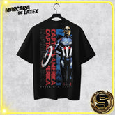 MASCARA DE LATEX PLAYERA MARVEL CAPTAIN AMERICA