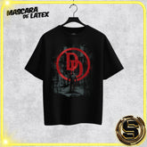 MASCARA DE LATEX PLAYERA MARVEL DAREDEVIL LOGO