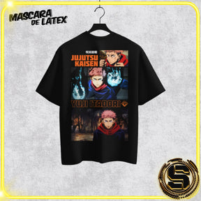 MASCARA DE LATEX PLAYERA JUJUTSU KAISEN YUJI ITADORI
