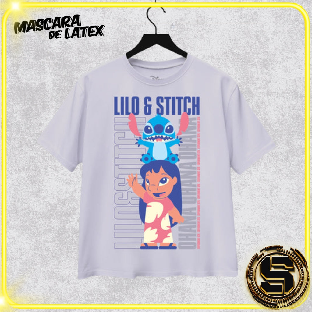 MASCARA DE LATEX PLAYERA DISNEY LILO Y STITCH