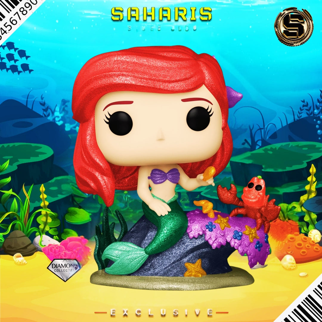 FUNKO POP DISNEY PRINCESS THE LITTLE MERMAID ARIEL 1012 EXCLUSIVO SAHARIS