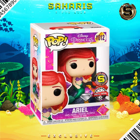 FUNKO POP DISNEY PRINCESS THE LITTLE MERMAID ARIEL 1012 EXCLUSIVO SAHARIS