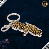 MONOGRAM HARRY POTTER LOGO PEWTER KEY RING