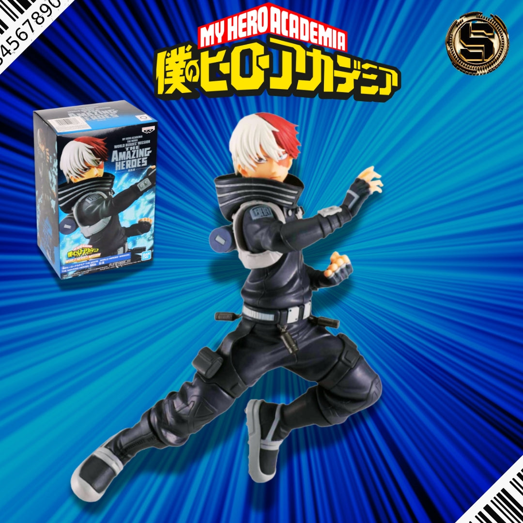 BANPRESTO MY HERO ACADEMIA SHOTO TODOROKI WORLD HEROES MISSION