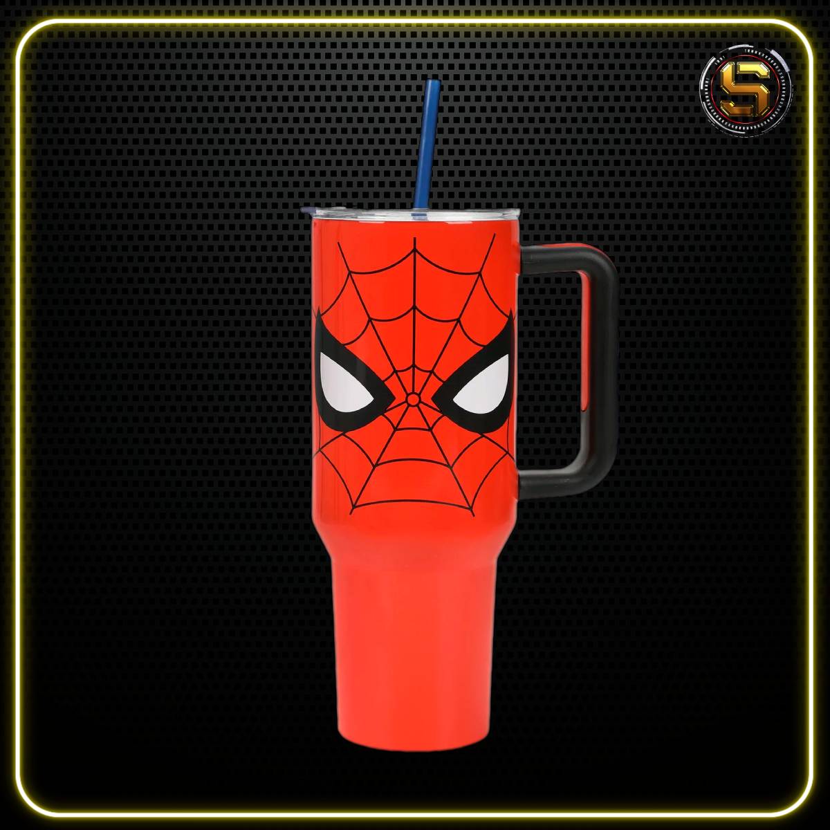 POWERHOUSE MARVEL SPIDERMAN 40OZ STAINLESS STEEL ULTIMATE TUMBLER