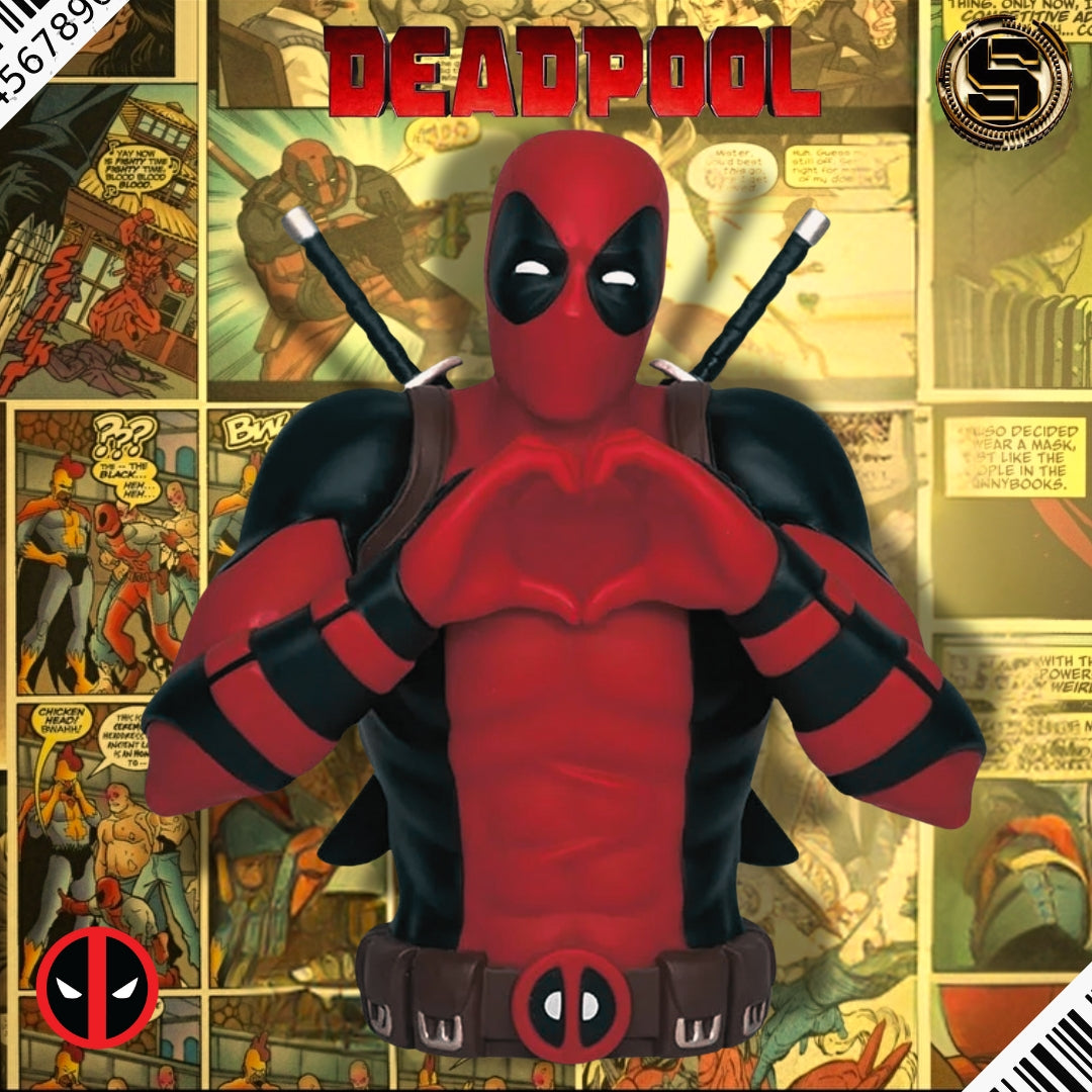 MONOGRAM MARVEL DEADPOOL CLASSIC PVC BUST BANK