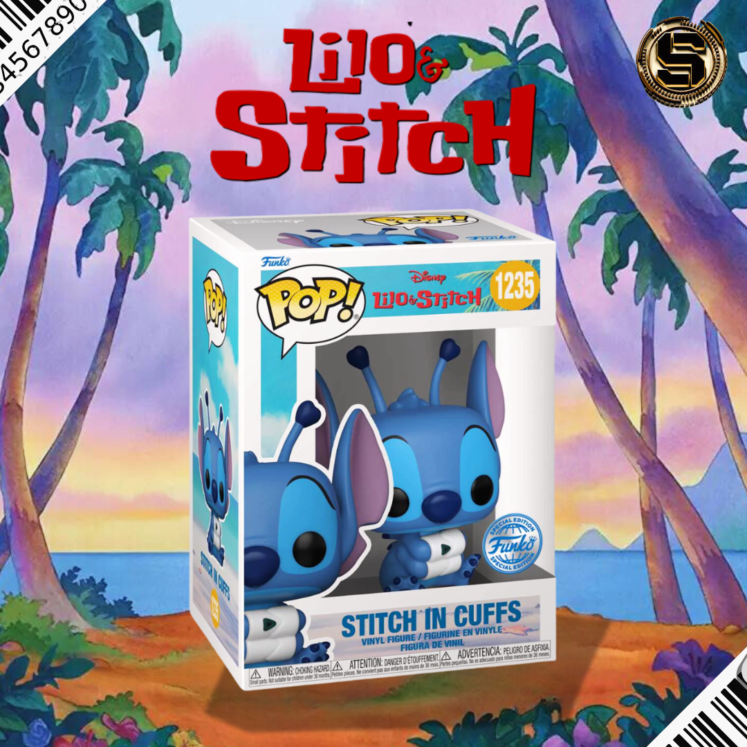 FUNKO POP DISNEY LILO AND STITCH STITCH IN CUFFS 1235