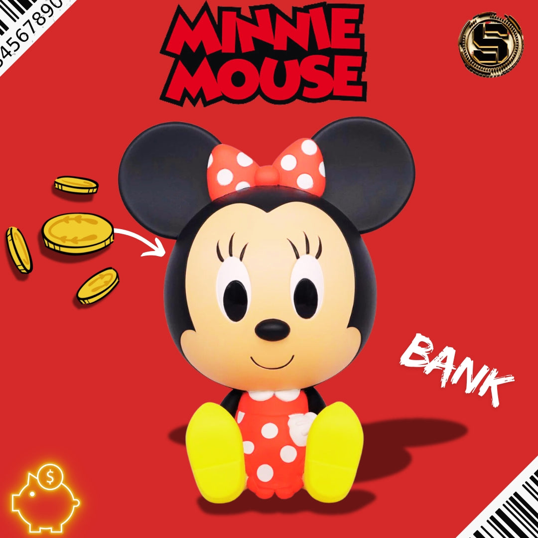 MONOGRAM DISNEY MINNIE MOUSE FIGURAL PVC BANK