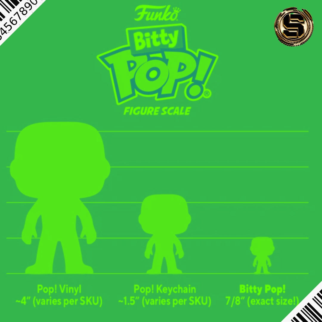 FUNKO BITTY POP ANIMATION TMNT DONATELLO 4 PK