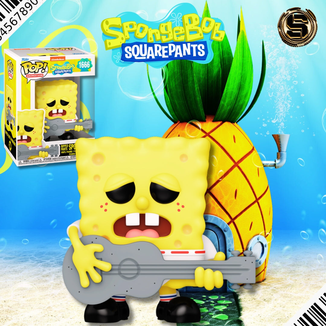 FUNKO POP ANIMATION SPONGEBOB SQUAREPANTS RIPPED PANTS SPONGEBOB 1666