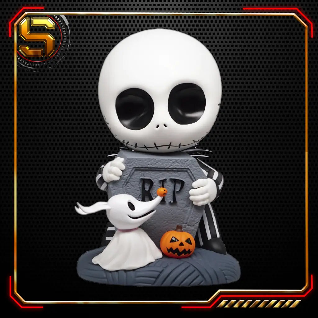 MONOGRAM BANK DLX DISNEY NIGHTMARE BEFORE CHRISTMAS JACK SKELLINGTON WITH ZERO