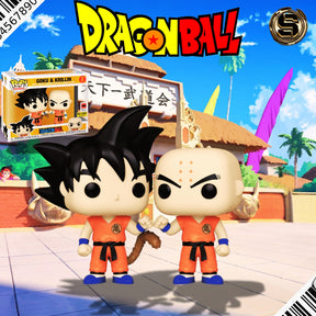 FUNKO POP ANIME DRAGON BALL GOKU AND KRILLIN 2 PACK