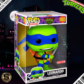 FUNKO POP JUMBO MOVIES TMNT MUTANT MAYHEM LEONARDO 1402