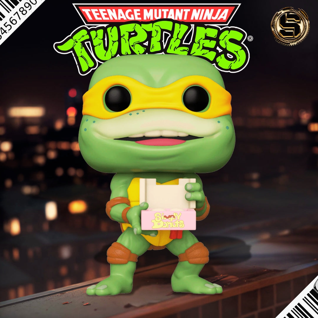 FUNKO POP JUMBO MOVIES TMNT 2 SECRET OF THE OOZE MICHAELANGELO 1141