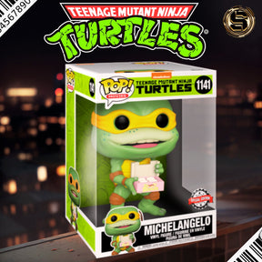 FUNKO POP JUMBO MOVIES TMNT 2 SECRET OF THE OOZE MICHAELANGELO 1141