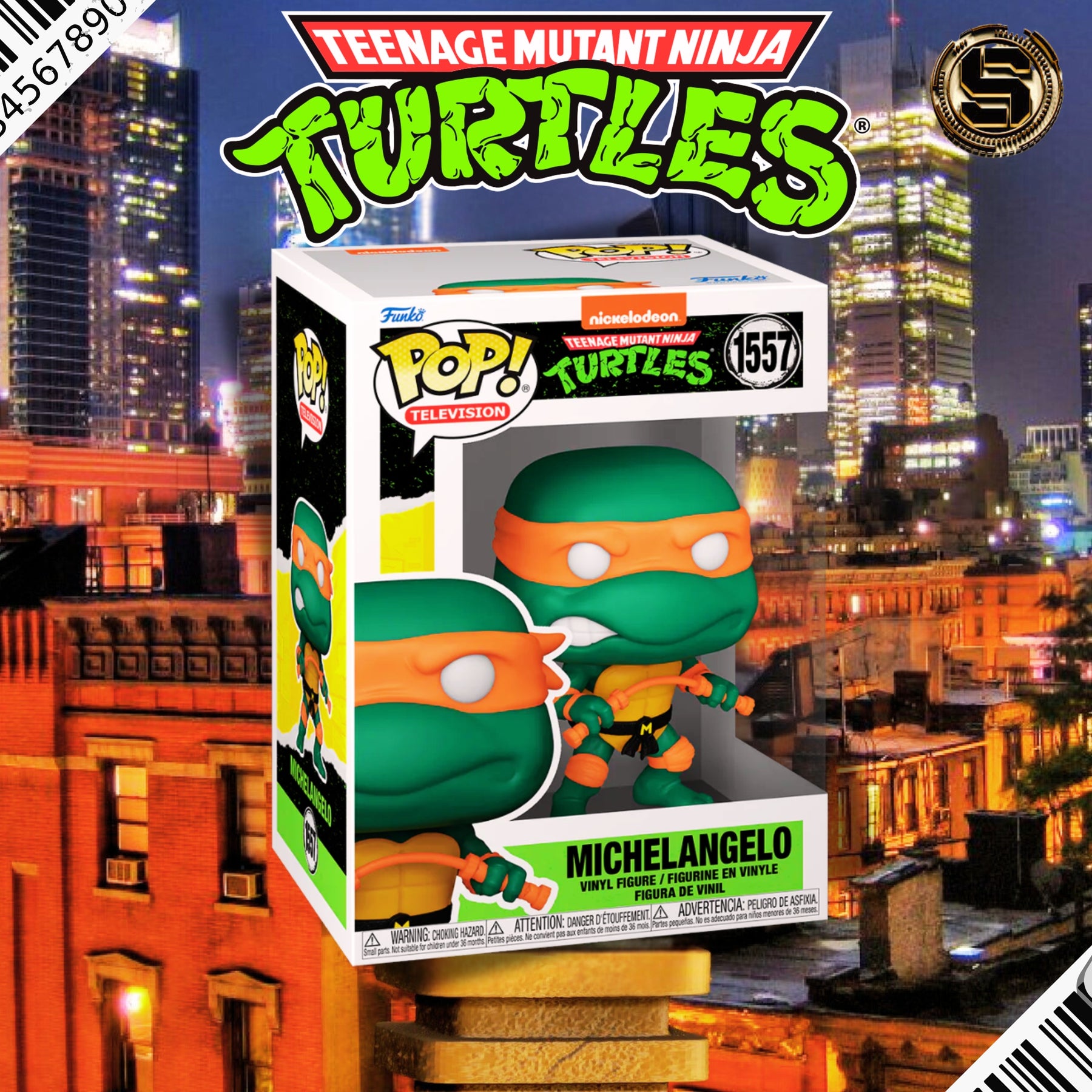 FUNKO POP TV TMNT MICHELANGELO 1557